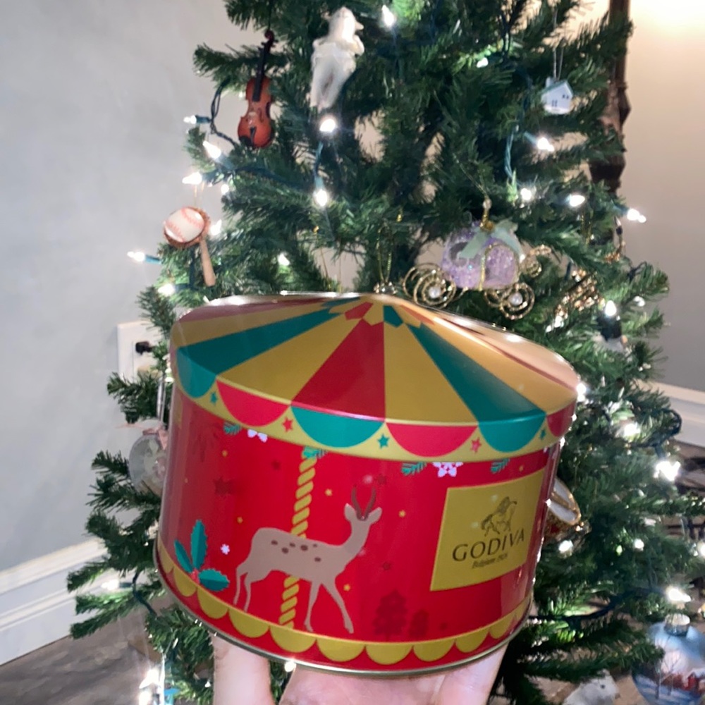 Godiva - Christmas Carousel Tin